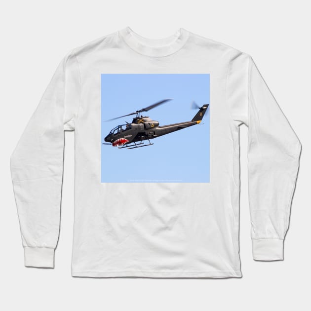 AH-1S Huey Cobra 1st of the 7th Air Cavalry Long Sleeve T-Shirt by acefox1